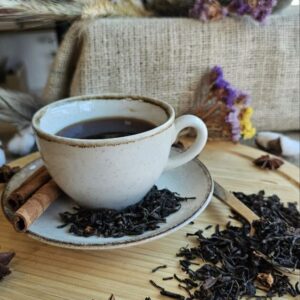 PU-ERH FERMENTUOTA arbata (su žemuogėmis)